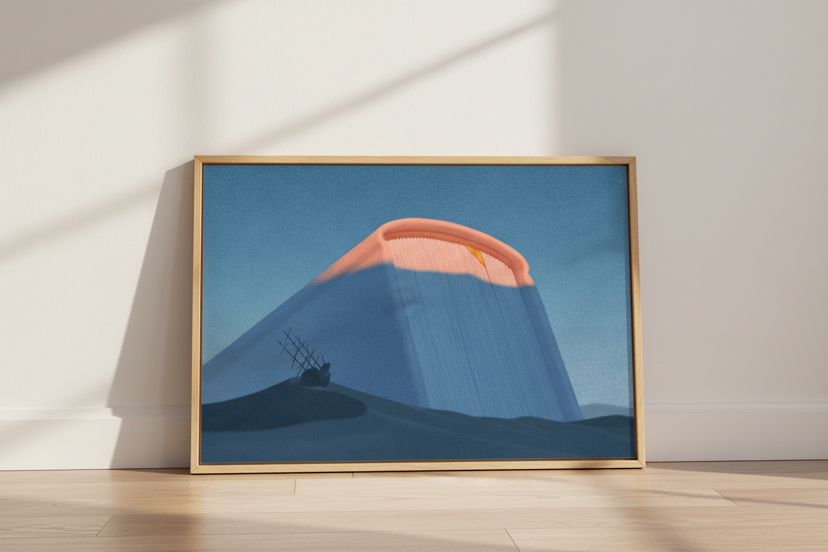 Ark print - frame edge-to-edge with art
